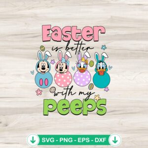 Easter Mickey And Friends SVG file for cutting machines