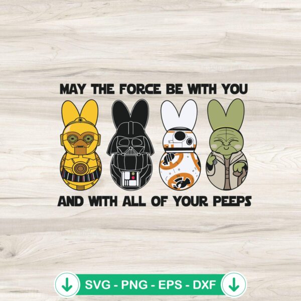 May The Force Be With You SVG file for Cricut cutting