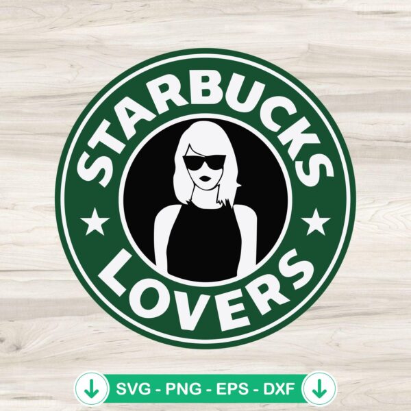 Taylor Swift Starbucks Lovers SVG file for cutting machine
