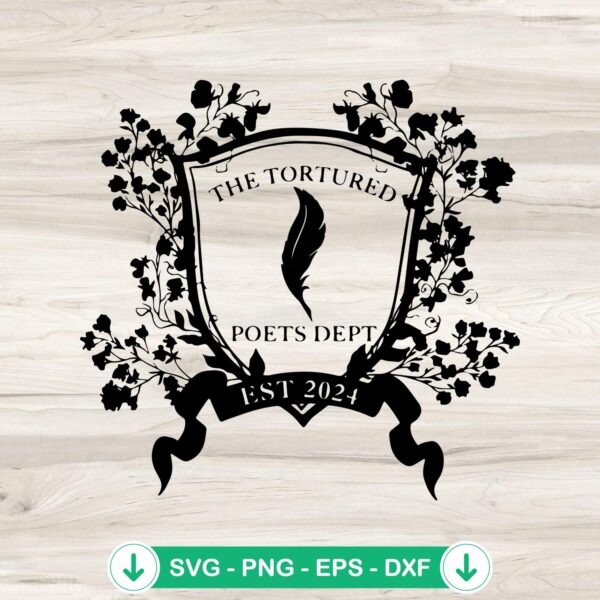 Taylor Swift TTPD Album SVG file for cricut svg cutting