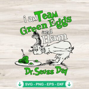 Green Eggs And Ham SVG file for Cricut, cutting file