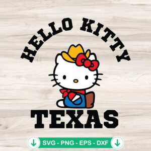 mockup-79510.jpg Hello Kitty Texas SVG file, cute kitty cowboy cutting file