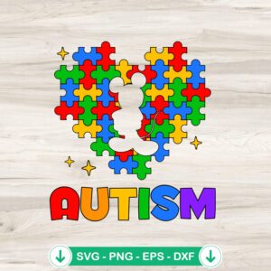 mockup-79587.jpg Autism Heart Disney Mickey Mouse SVG file for cutting machine