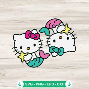 mockup-79736.jpg Hello Kitty Pisces Horoscope SVG file for cutting machines
