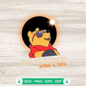 mockup-80222.jpg Winnie The Pooh solar eclipse svg file for Cricut cutting machine