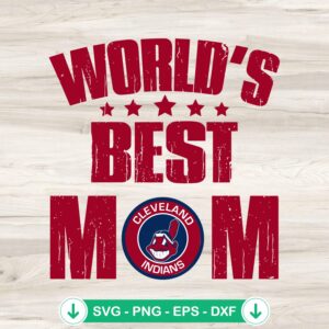 mockup-80306.jpg Cleveland Guardians best Mom SVG file for cricut cutting