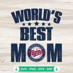 mockup-80352.jpg Minnesota Twins SVG file for World's Best Mom, Cricut cut file