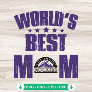 mockup-80359.jpg World's Best Mom Colorado Rockies SVG file for cricut svg cutting