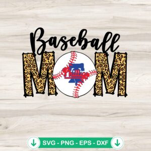 mockup-80380.jpg Philadelphia Phillies Baseball Mom SVG file for Cricut