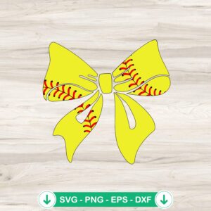 mockup-80383.jpg Baseball Bow SVG file for Cricut and cutting machines