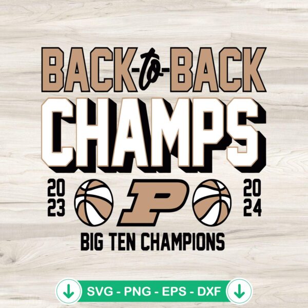 Back to back champs SVG file for basketball champions cutting file