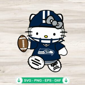 mockup-80481.jpg Sea Hawk Hello Kitty Football SVG file, cricut svg cut file