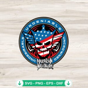 Undesirable Undeniable American Nightmare SVG file, cricut svg, cutting file