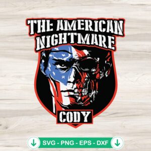 The American Nightmare Cody SVG file for cutting machines