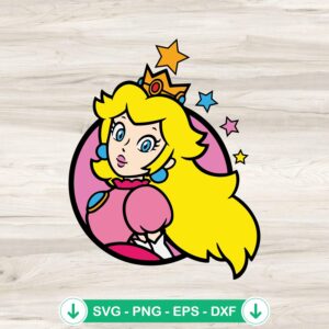 mockup-80608.jpg Princess Peach SVG file for Cricut cutting machine