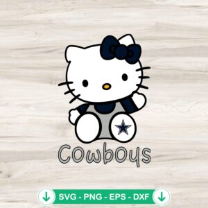 mockup-80650.jpg Hello Kitty Cowboys SVG file for Cricut cutting machine