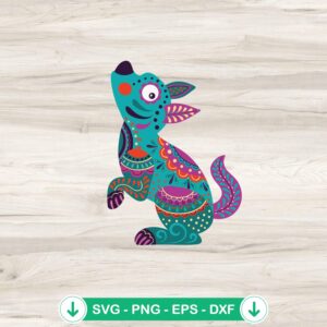 mockup-80662.jpg Coco Dante Dog SVG file for Cricut and cutting projects