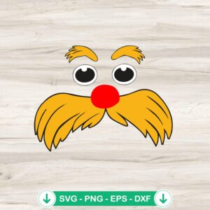 mockup-80678.jpg The Lorax Red Nose Day svg file for Cricut cutting