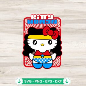 mockup-80696.jpg Hello Kitty Wonder Woman SVG file for Cricut and cutting machine
