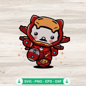 mockup-80728.jpg Hello Kitty Iron Man SVG file for cutting machines