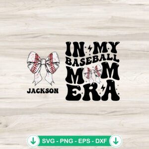 mockup-80862.jpg In My Baseball Mom Era coquette bow SVG file for Cricut