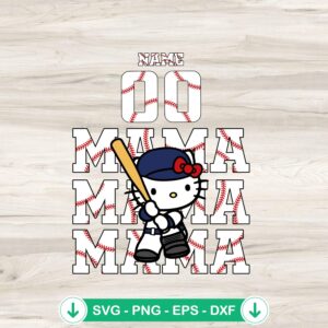 mockup-80895.jpg Hello Kitty Baseball Mama SVG file for cricut and cutting projects