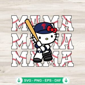 mockup-80906.jpg Hello Kitty Mama Philadelphia Phillies svg file for Cricut
