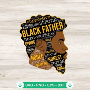 mockup-80963.jpg Black Father African Man SVG file - Cricut cutting file