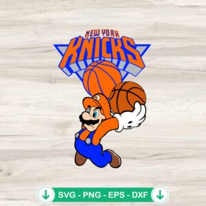 mockup-81137.jpg Super Mario Basketball SVG file for New York Knicks team