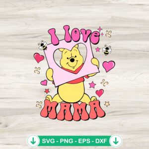mockup-81142.jpg Cute Winnie I Loved Mama SVG file for Cricut cutting file