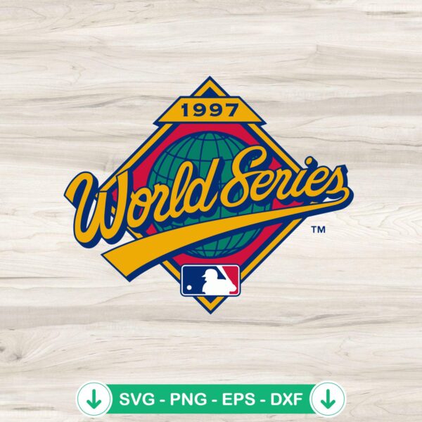 1997 World Series MLB Logo svg file for cricut cut files