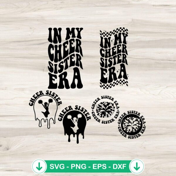 In My Cheer Sister Era SVG file for cricut svg cutting file