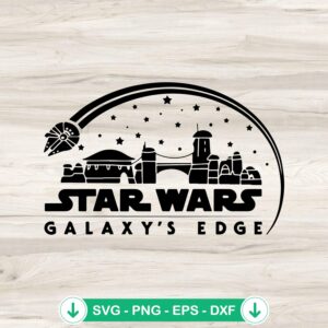 mockup-81630.jpg Star Wars Galaxy's Edge svg file for cricut cutting machine