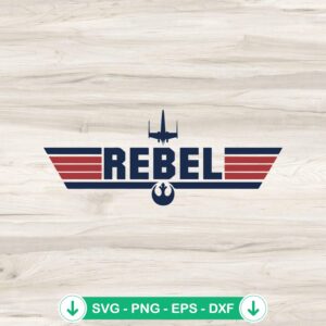 mockup-81760.jpg Rebel Star Wars Top Gun SVG file cutting file for Cricut