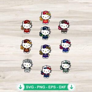 mockup-82008.jpg Hello Kitty Football Team SVG file for Cricut cutting machine