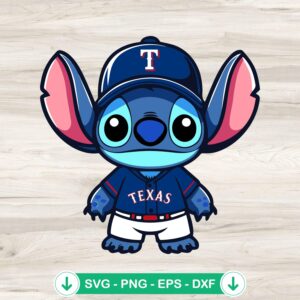 mockup-82242.jpg Cute Stitch Texas Rangers Baseball Team SVG file for Cricut