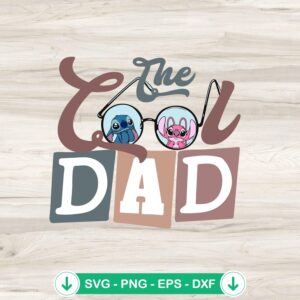 mockup-82432.jpg The Cool Dad Disney Stitch svg file for cricut cutting