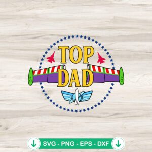 mockup-82439.jpg Toy Story Top Dad SVG file - Buzz Lightyear cutting file