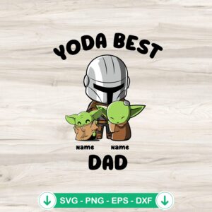 mockup-82442.jpg Yoda Best Dad SVG file for Cricut cutting machines