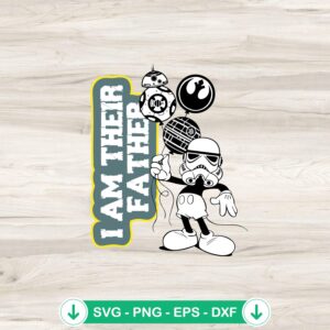 mockup-82675.jpg Mickey Storm Trooper SVG file, cute Father's Day cutting file