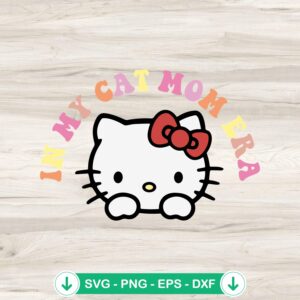 mockup-82769.jpg Hello Kitty Cat Mom SVG file for cutting machines