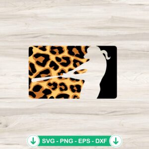 mockup-82828.jpg Leopard MLB Baseball Logo SVG file, cricut svg cut file