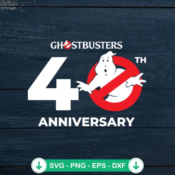 Ghostbusters 40th Anniversary svg file for cricut cutting machine