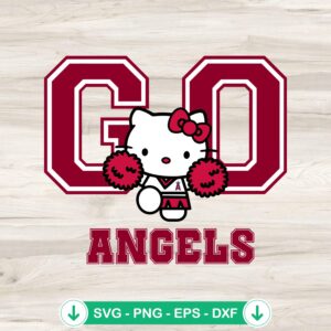 mockup-82938.jpg Cute Hello Kitty cheerleader svg file for Los Angeles Angels