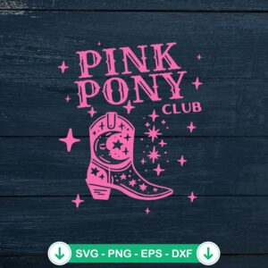mockup-82948.jpg Pink Pony Club SVG file for Cricut cutting machine