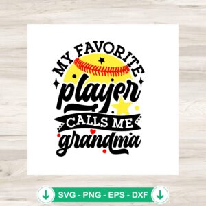 mockup-82975.jpg Grandma SVG file for baseball theme, Cricut SVG cut file