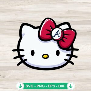 mockup-83446.jpg Hello Kitty Face Atlanta Braves SVG file, cricut svg cut file