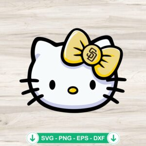mockup-83719.jpg Helo Kitty Face SVG file, San Diego Padres cutting file, MLB logo