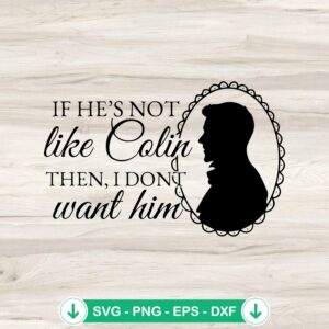 Bridgerton Colin Quotes SVG file for Cricut cutting machine