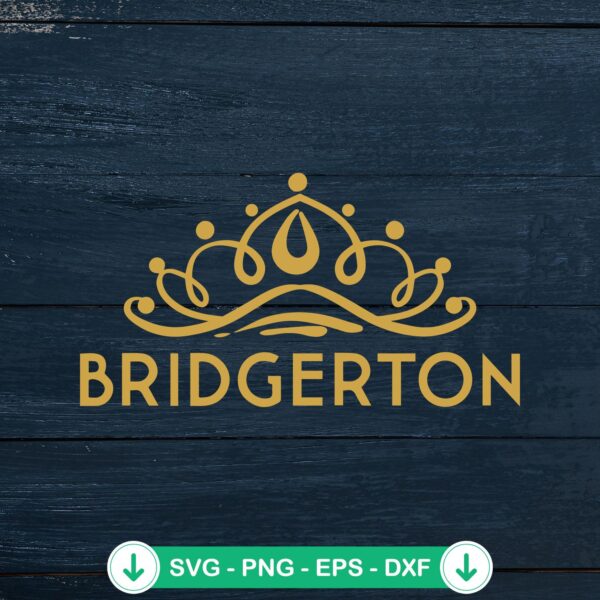 Bridgerton Crown SVG file for Cricut, cutting file